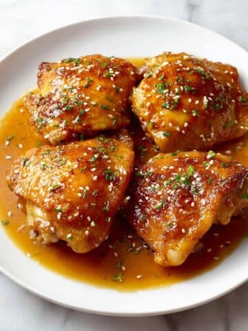 Honey Garlic Chicken Thighs Recipe
