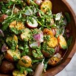 Arugula Pesto Potato Salad Recipe