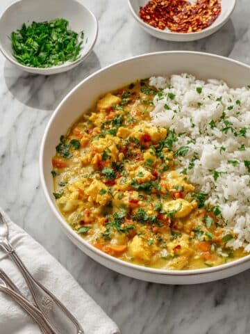 Red Lentil Tofu Curry Recipe