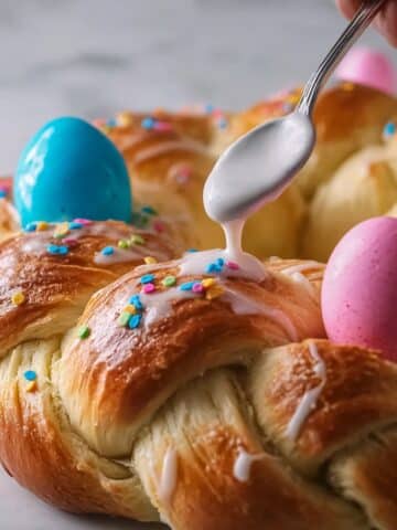 Braided Lemon Egg Easter Bread Recipe