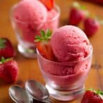Fresh Strawberry Sorbet Recipe