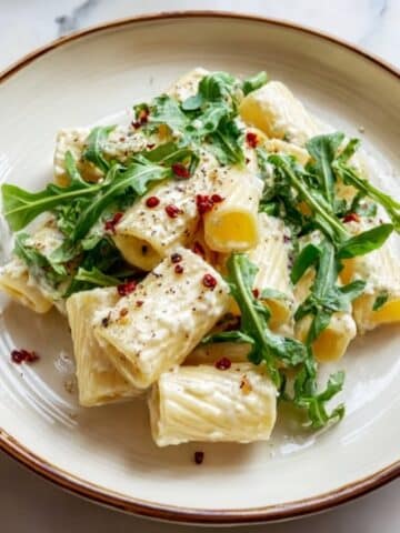 Stanley Tucci’s Creamy Lemon Ricotta Pasta with Arugula Recipe