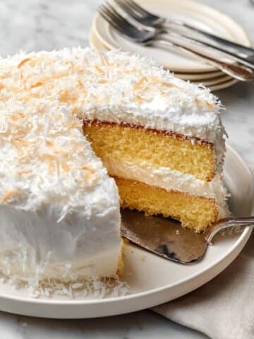 Moist and Fluffy Coconut Layer Cake Recipe
