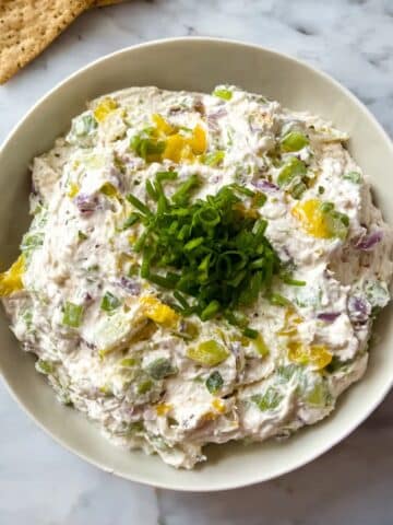 Cottage Cheese Chicken Salad with Banana Peppers Recipe