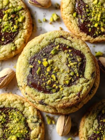 Salted Pistachio Chocolate Chunk Cookies Recipe