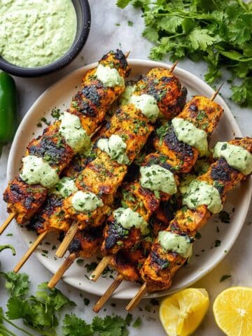 Peruvian Grilled Chicken Skewers Recipe