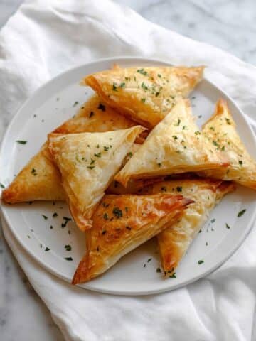 Spanakopita (Greek Spinach Pie) Triangles Recipe