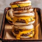 Chicken and Egg Freezer Breakfast Sandwiches Recipe