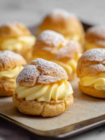 Cream Puffs with Vanilla Pastry Cream Recipe