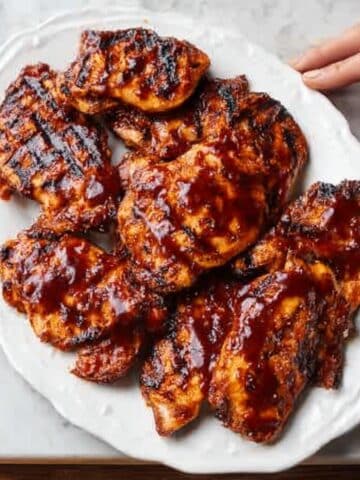 Oven Baked Chicken Thighs with Smoky BBQ Sauce Recipe