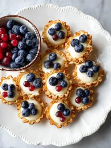Mini Lemon Blueberry Tarts Recipe