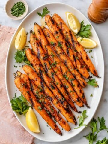 Grilled Carrots with Honey and Garlic Recipe