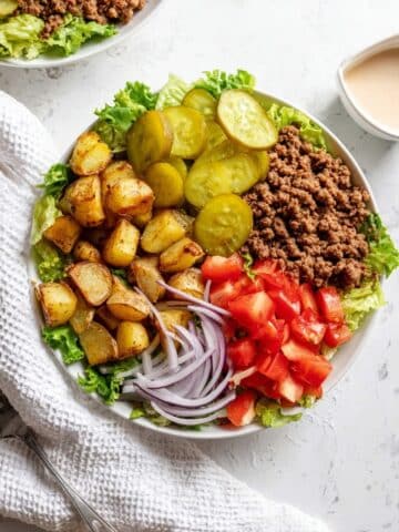 Healthy Burger Bowls with Special Sauce Recipe
