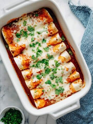 Veggie Black Bean Enchiladas Recipe