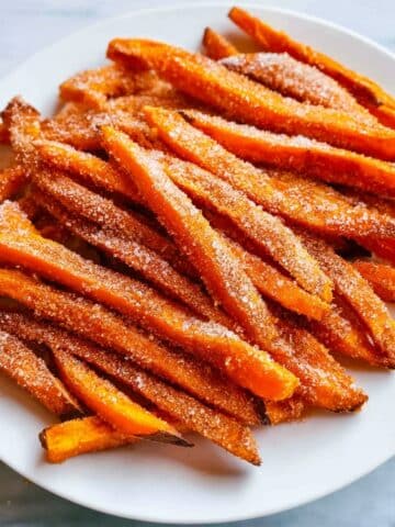 Air Fryer Cinnamon Sugar Dessert Fries Recipe
