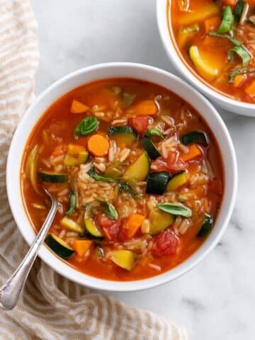 Zucchini Orzo Soup Recipe