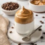Dalgona Coffee: Whipped Coffee over Milk Recipe