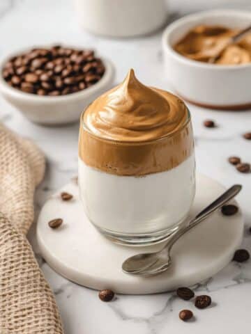Dalgona Coffee: Whipped Coffee over Milk Recipe