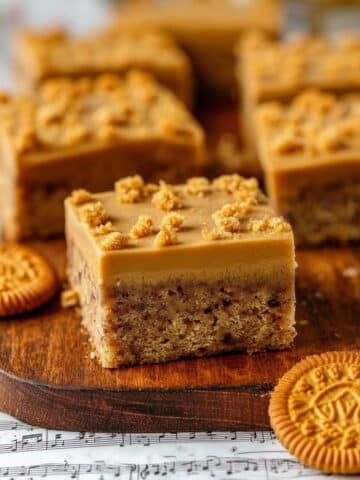 Biscoff Blondies with Biscoff Ganache Recipe