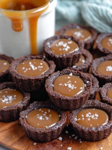 Keto Brownie Bites with Sugar-Free Caramel Sauce Recipe