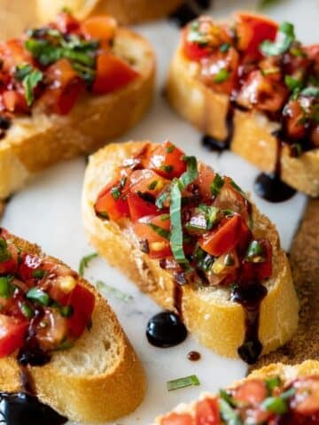 Classic Tomato Basil Bruschetta Recipe