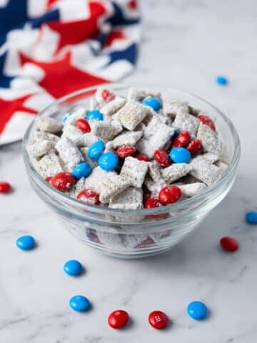 Red White and Blue Puppy Chow Recipe