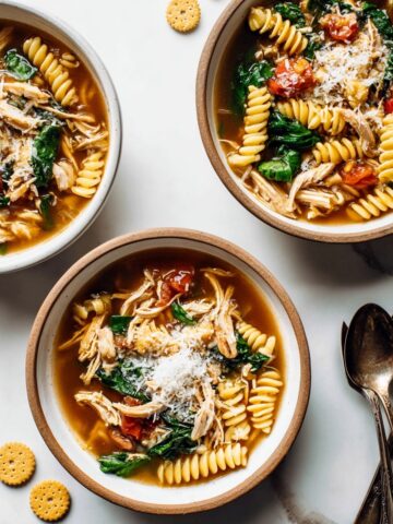 One Pot Turkey Tuscan Soup Recipe