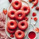 Easy Baked Strawberry Donuts (Vegan + GF) Recipe