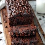 Chocolate Banana Bread with Chocolate Chips Recipe