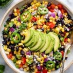 Black Bean and Corn Salad with Lime Dressing Recipe