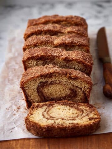 Snickerdoodle Banana Bread with Cinnamon Sugar Swirl Recipe