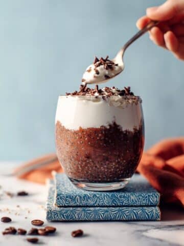 Creamy Mocha Chia Pudding Recipe