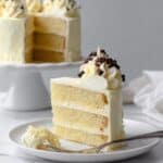 Custard Cake with Vanilla Pastry Cream and Custard Buttercream Recipe