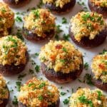 Cheesy Herb-Stuffed Mushrooms Recipe