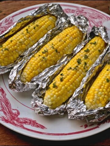Baked Corn on the Cob With Herb Butter Recipe