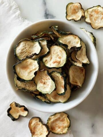 Baked Cucumber Chips Recipe