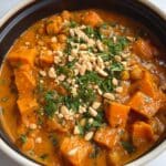 Sweet Potato & Peanut Butter Vegan Stew {Slow Cooker Recipe} Recipe