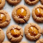 Salted Caramel Thumbprint Cookies with Cinnamon Sugar Recipe