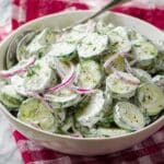 Creamy Cucumber Salad Recipe
