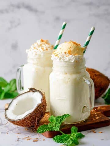 Creamy Coconut Milkshake Recipe