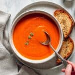 Homemade Roasted Tomato Soup with Fresh Tomatoes Recipe