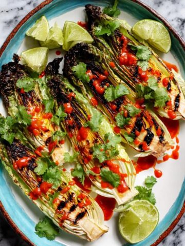 Grilled Cabbage with Sweet Chili Sauce Recipe