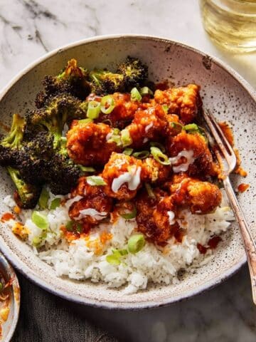 Sheet Pan Honey Buffalo Chicken with Broccoli Recipe