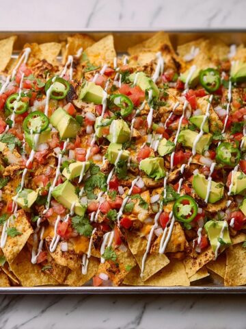Loaded Chili-Lime Chicken Nachos Recipe