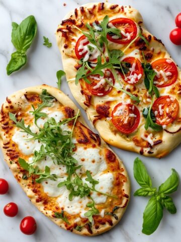 Homemade Flatbread Pizza Recipe