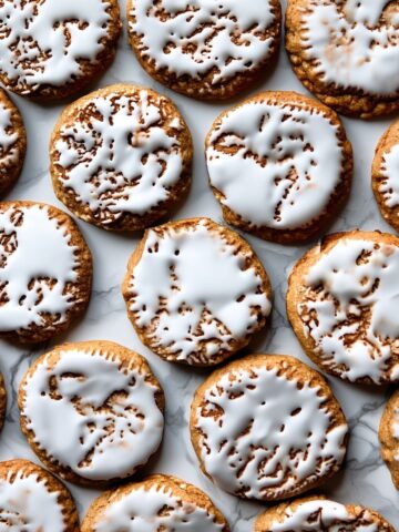 Iced Oatmeal Cookies Recipe