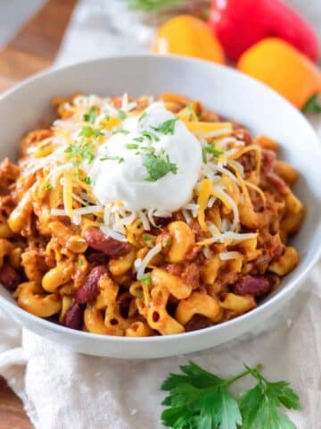 Slow Cooker Chili Mac Recipe