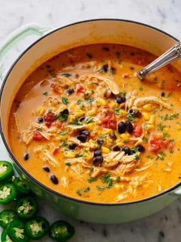 Creamy Chicken Enchilada Soup Recipe