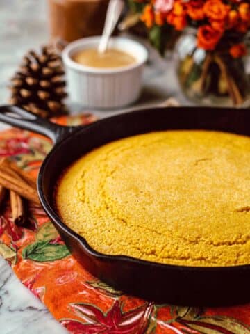 Sweet Potato Cornbread with Cinnamon-Maple Butter Recipe