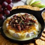 Easy Baked Brie with Fig Jam, Rosemary, and Pecans Recipe